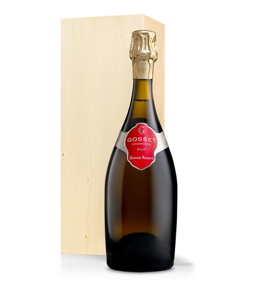 Gosset Grande Reserve Brut in Wooden Crate